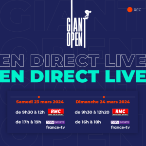 horaire diffusion tv giant open 2024